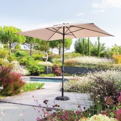 Ombrellone 300x200 cm Loompa taupe