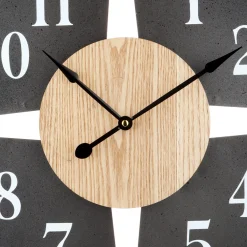 Orologio da parete elica grigia 50 cm