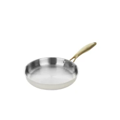 Padella 20 cm in acciaio bianco oro California