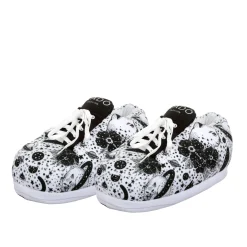 Pantofole sneaker bianche gatto spazio taglia unica