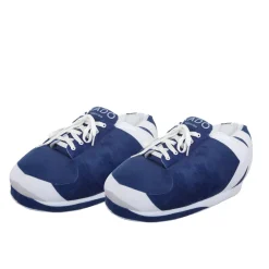 Pantofole sneaker blu K bianca taglia unica