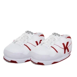 Pantofole sneaker K bordeaux taglia unica
