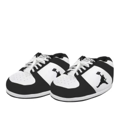 Pantofole sneaker nere fat man taglia unica