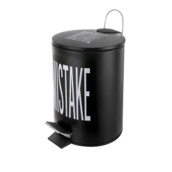 Pattumiera nera scritta Mistake 3 L Big is more