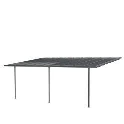 Pergola da giardino 600x350x270 cm Belize grigio