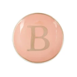 Piattino con iniziale 11 cm lettera B