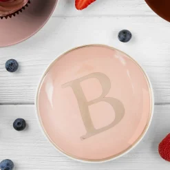 Piattino con iniziale 11 cm lettera B