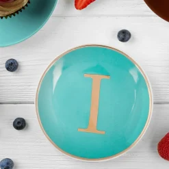 Piattino con iniziale 11 cm lettera I