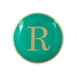 Piattino con iniziale 11 cm lettera R