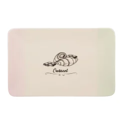 Piatto da portata croissant 31x21 cm in terracotta Cake