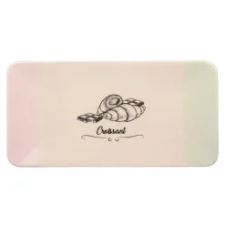 Piatto da portata croissant 33x17 cm in terracotta Cake