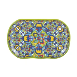 Piatto da portata in melammina 36x23 cm Lipari