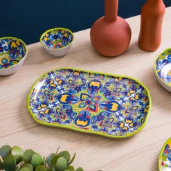 Piatto da portata in melammina 36x23 cm Lipari