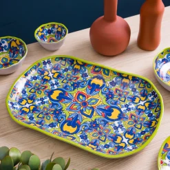 Piatto da portata in melammina 45x30 cm Lipari