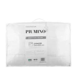 Piumino matrimoniale in microfibra 200 gr/mq
