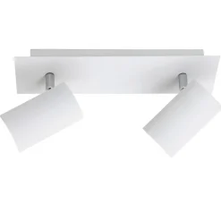 Plafoniera 2 faretti direzionabili Marley bianco Trio