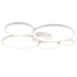 Plafoniera 5 LED Rondo bianco Trio