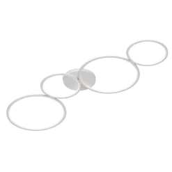 Plafoniera 4 LED Rondo bianco Trio
