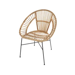 Poltrona in rattan Keko