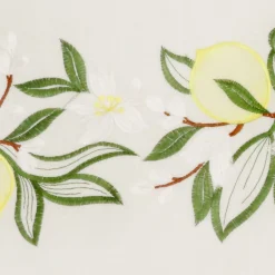 Runner 50x150 cm bianco con limoni