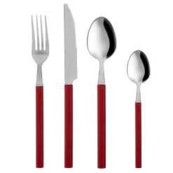 Servizio 24 posate rosso Indonesie