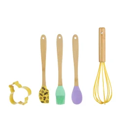 Set 4 accessori pasticceria silicone con formina ape