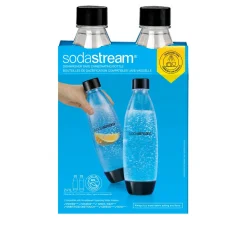 Set 2 bottiglie 1L per gasatori SodaStream