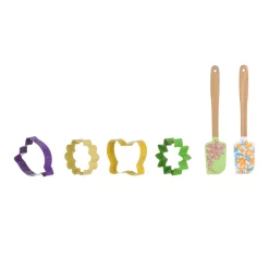 Set 2 spatole con 4 formine tagliabiscotti