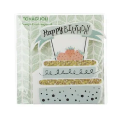 Set 12 tovaglioli buon compleanno in carta