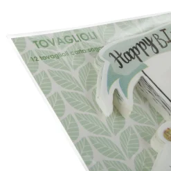 Set 12 tovaglioli buon compleanno in carta