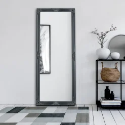Specchio da parete Elsa nero Trio
