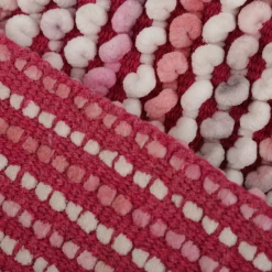 Tappeto bagno 50x80 cm in ciniglia rosa