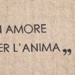 Tappeto cucina 57x140 cm scritta tortora