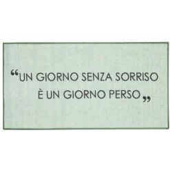 Tappeto cucina 57x115 cm scritta verde