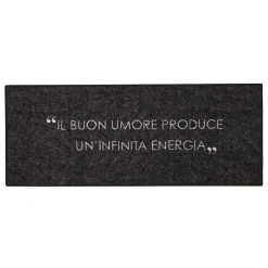 Tappeto cucina 57x140 cm scritta antracite