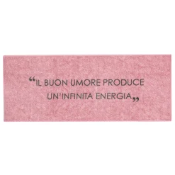 Tappeto cucina 57x140 cm scritta malva