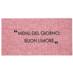 Tappeto cucina 57x115 cm scritta malva