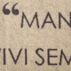 Tappeto cucina 50x80 cm scritta tortora