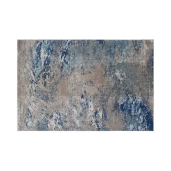 Tappeto ecrù e blu 230x160 cm Soho