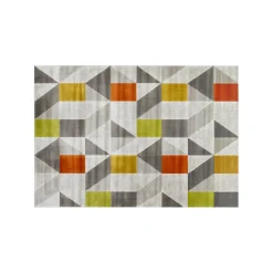 Tappeto geometrie colorate 190x133 cm Girard