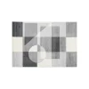 Tappeto grigio design cubista 300x200 cm Carve