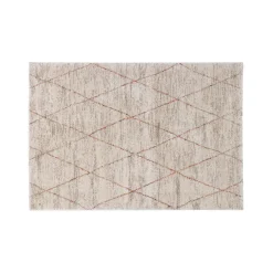 Tappeto grigio tessuto a mano 190x133 cm Karya