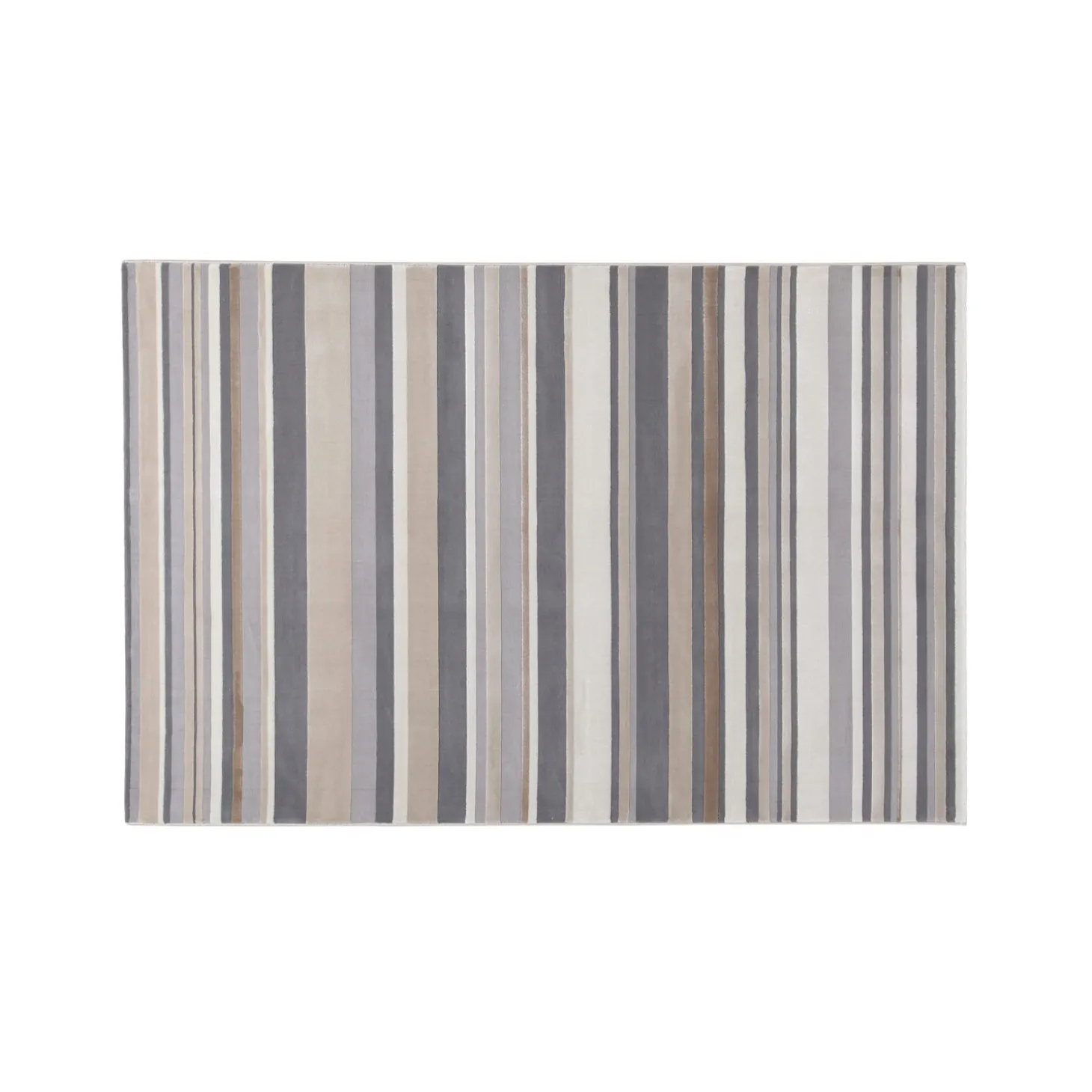 Tappeto grigio vintage righe 230x160 cm Step