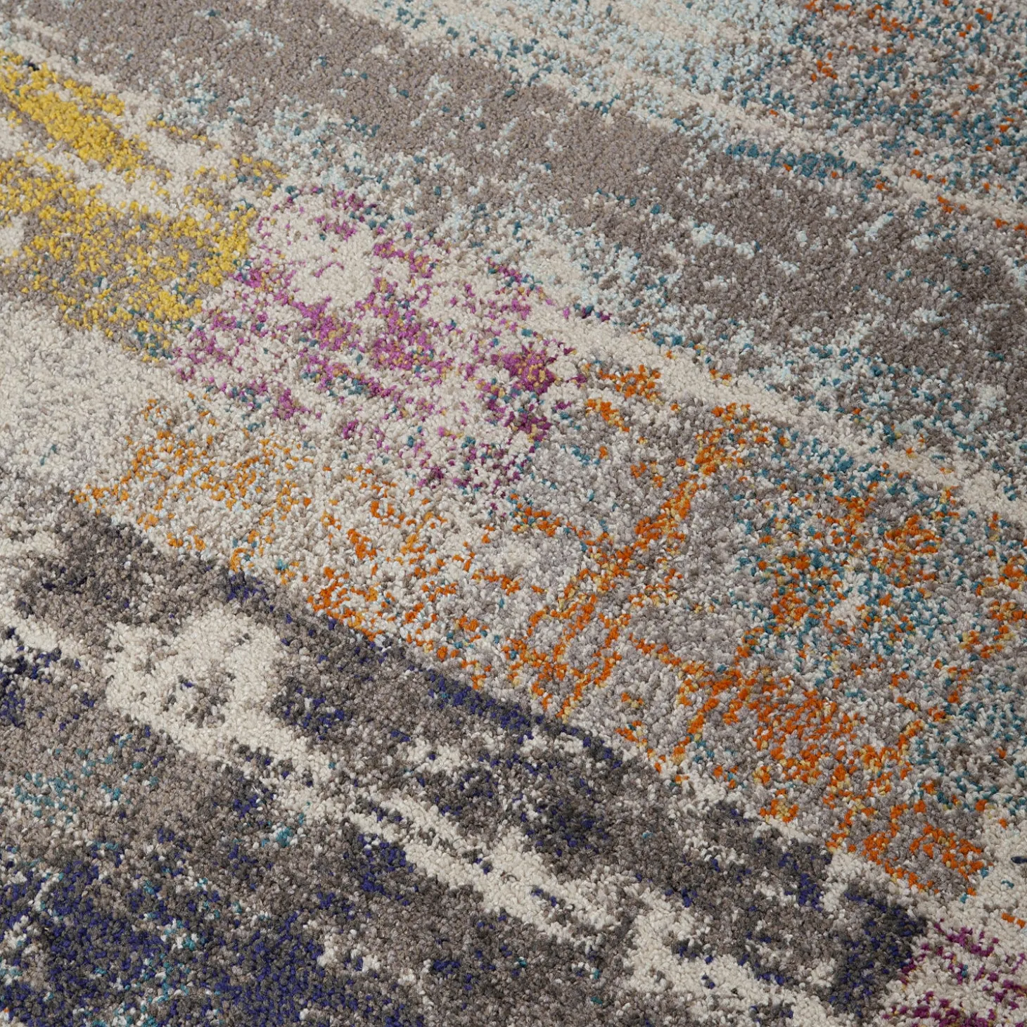 Tappeto rettangoli colorati sfumati 170x120 cm Soho