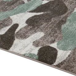 Tappeto 120x170 cm Camouflage grigio
