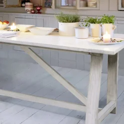 Tavolo In legno Teak, da 220X100X77 cm