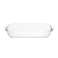 Teglia pirofila in vetro borosilicato da 33x20 cm