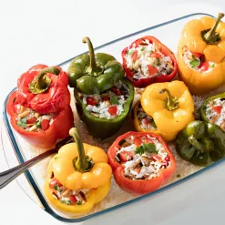 Teglia pirofila in vetro borosilicato da 33x20 cm