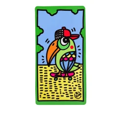 Telo mare pappagallo 87x165 cm in  microfibra B.Simo