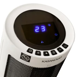 Termoventilatore caminetto 1800 w bianco